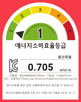살라만더창호단열값