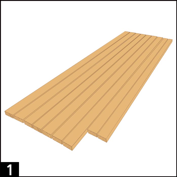 벤치 테이블 DIY 키트 조립순서