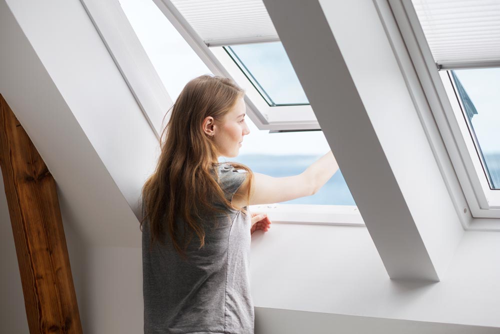 VELUX 벨룩스 지붕창 GPU - 개방감이 크고 풍경이 멋집니다.